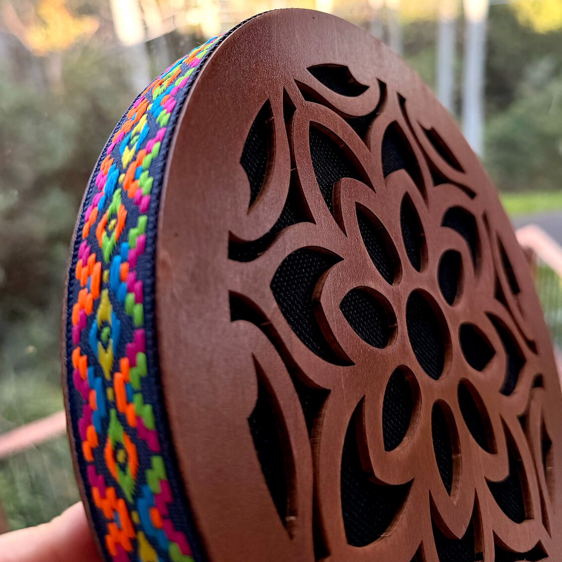 Lotus Mandala Ocean Drum 20cm - Image 2