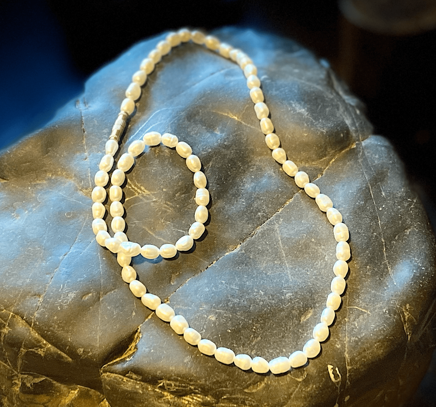 Rice Pearl Necklace