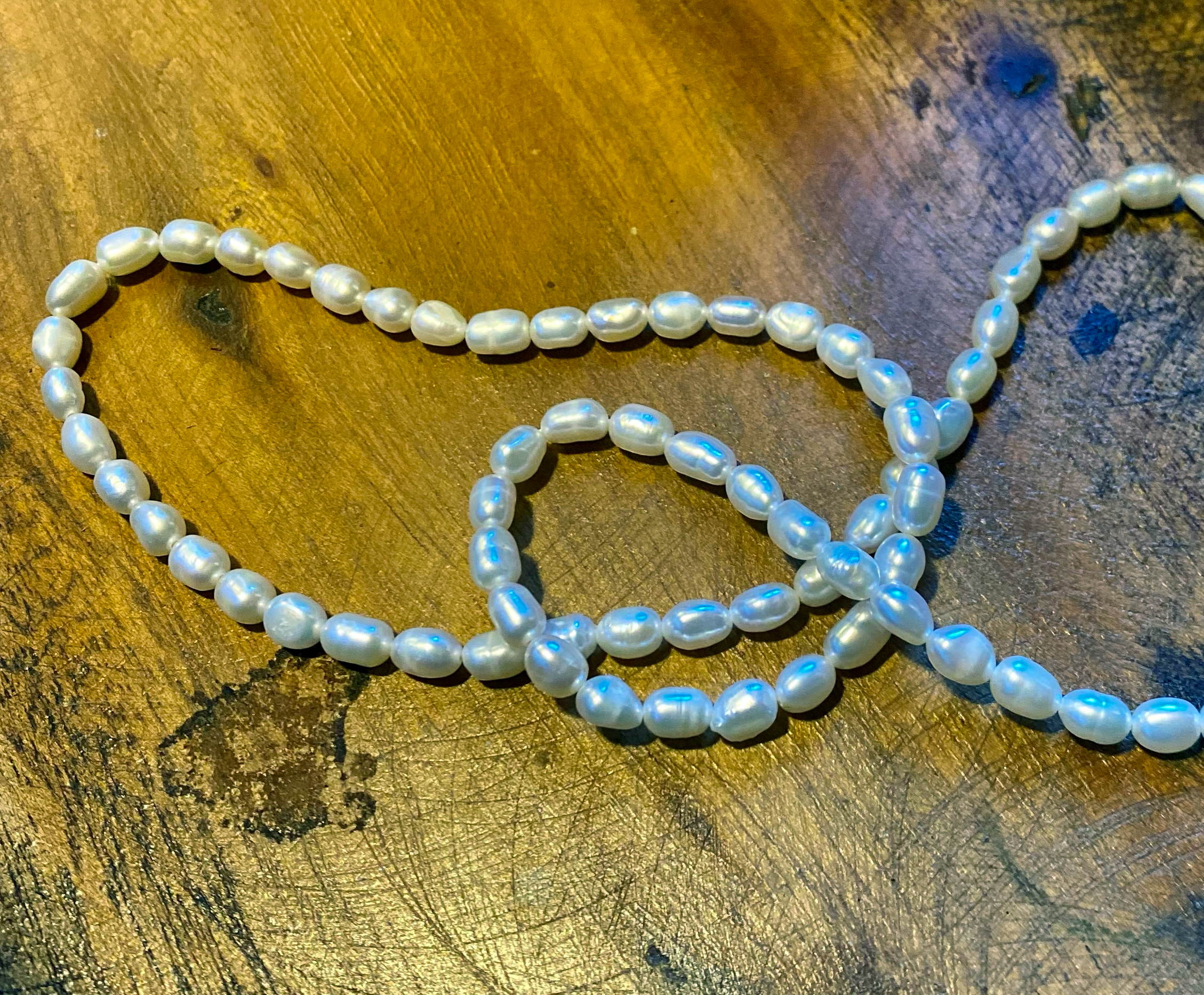 Rice Pearl Necklace - Image 4